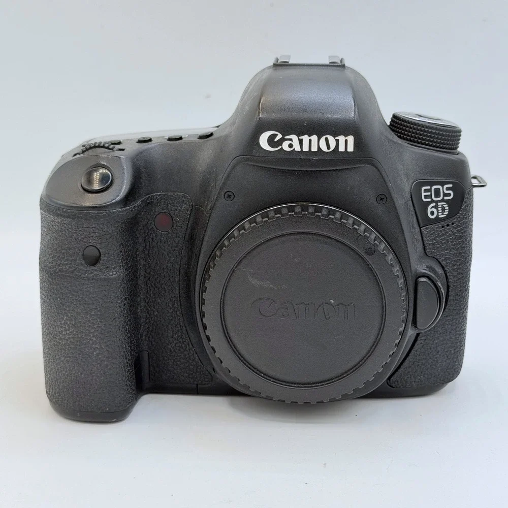 Canon EOS 6D Mark i DSLR Camera Body Black W/ Charger + 3 Batteries 20.2MP WiFi